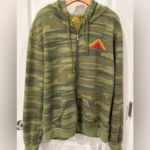 Aviator Nation Camo Hoodie XL